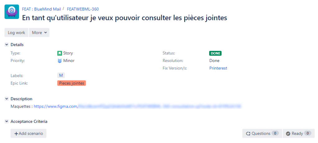 BlueMind UX - scenarii usage