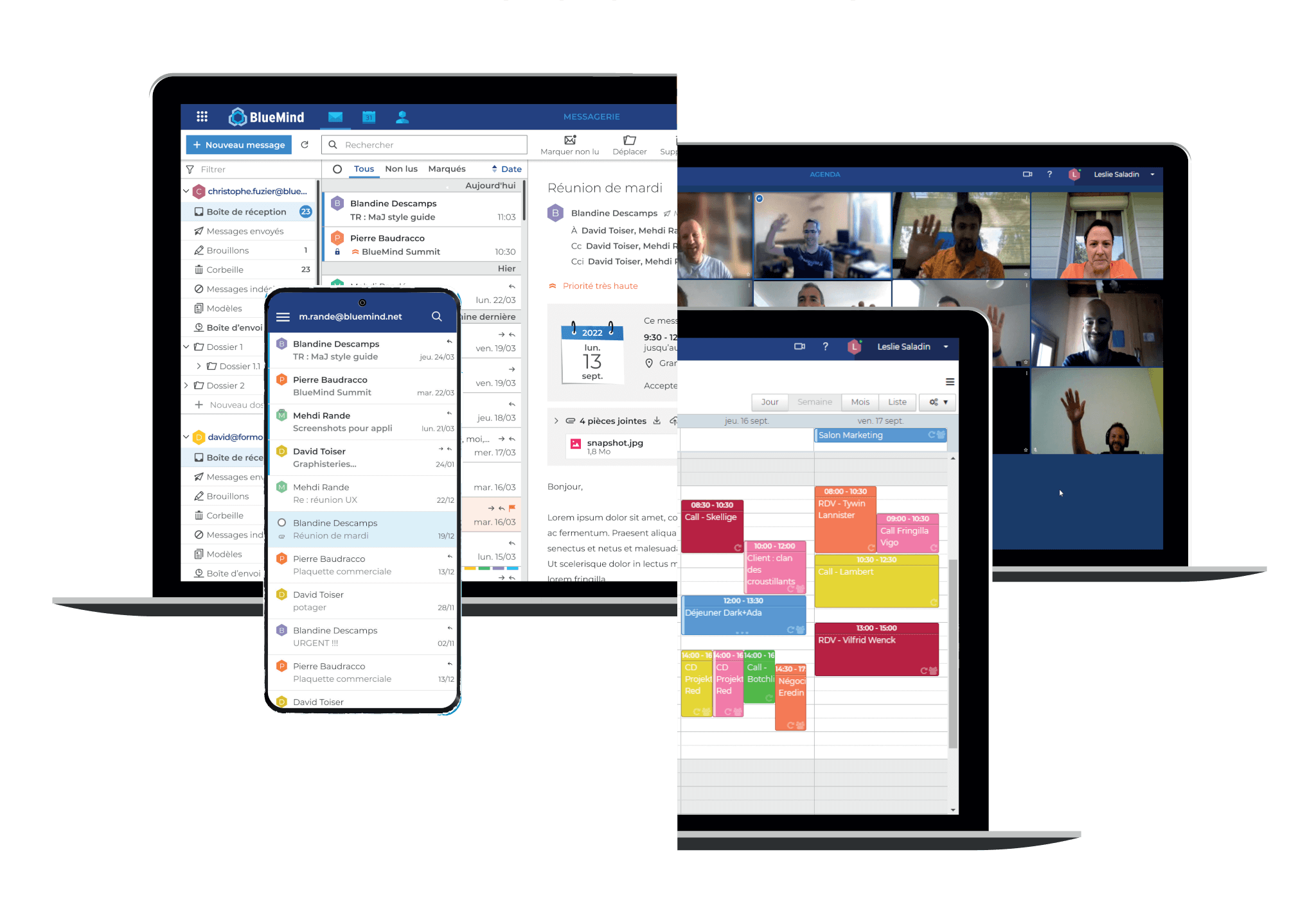 l'univers collaboratif BlueMind